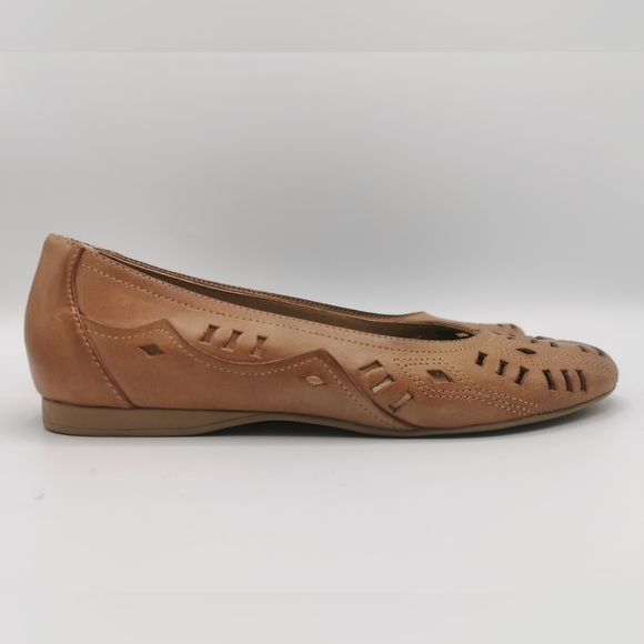 SIZE 8 M - JESSICA Sport, Leather Bohemian Flats 'Katelyn' NWB B60 - Picture 6 of 10